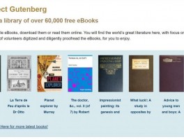 Project Gutenberg,古腾堡计划,6万本免费电子书的图书馆