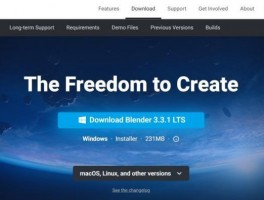 Blender官网 Blender下载 开源三维图像软件