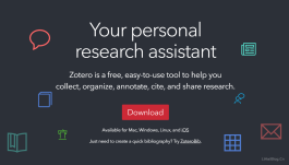 Zotero官网 Zotero下载地址 开源免费文献管理软件