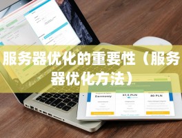 服务器优化的重要性（服务器优化方法）