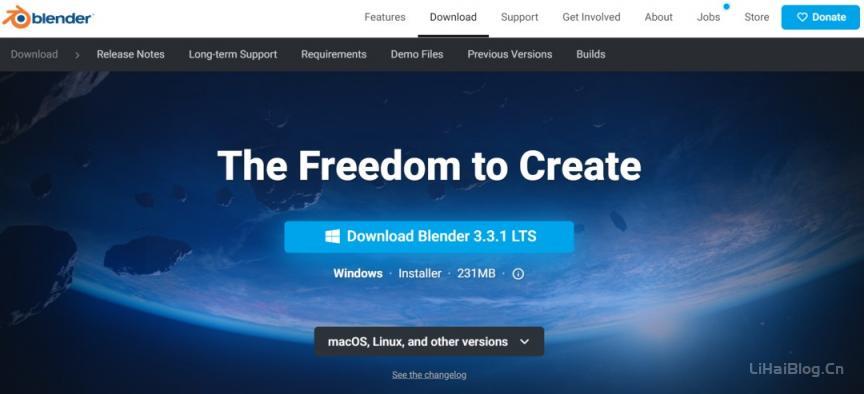 Blender官网 Blender下载 开源三维图像软件