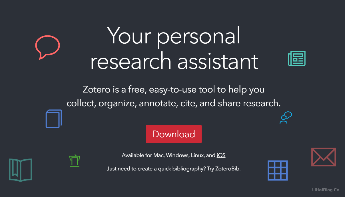 Zotero官网 Zotero下载地址 开源免费文献管理软件  知识管理软件 开源程序 免费软件 第1张