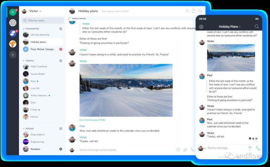 Element Riot,开源免费视频会议软件 element.io